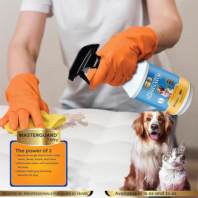 Water Based Solution Pet Stain & Odor Remover - Oxy Spot Cleaner, Urine Odor Eliminator for Home, Enzyme Cleaner for Dog and Cat Urine, Carpet Cleaner Spray, Pet Pee Repellent Indoor
