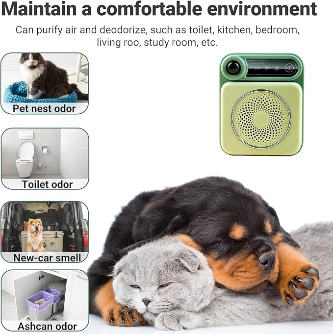 Dust-Free Odor Removers, 90% Deodorization & 99.9% Dust reduction, Litter Box Odor Eliminator, Cat Litter Deodorizer, Widely used in Cat Litter Box, Bathroom, Wardrobe, Kitchen, Pet Shop (006)