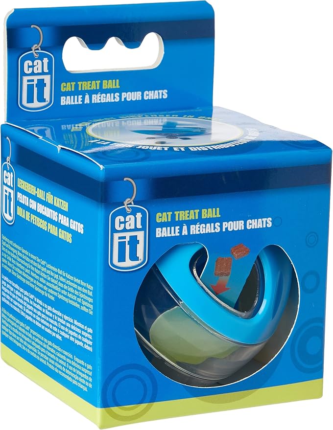 Catit Treat Ball, Blue (Pack of 2)