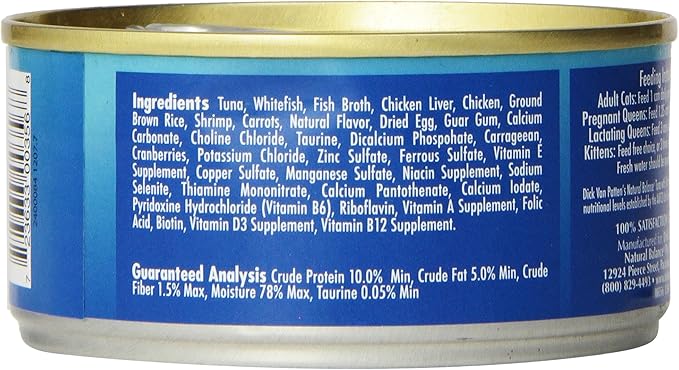 Natural Balance Canned Cat Food, Tuna And Shrimp Recipe, 24 X 6 Ounce Pack