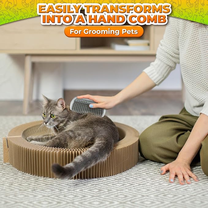 Cat Corner Scratcher - Cat Self Groomer for Indoor Cats Corner Cat Scratcher Brush Cat Face Scratchers Cat Rubbing Corner Scratcher - Cat Wall Brush Cat Corner Brush Cat Scratchers for Indoor Cats