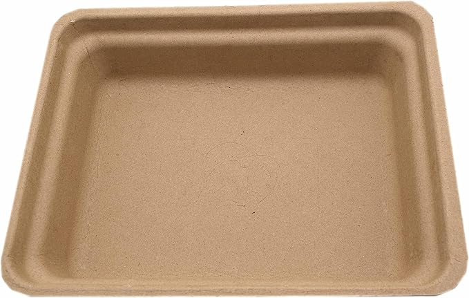 Disposable Cat Litter Box(15 Pack of Trays)(Suitable for Cat, Hamster, Guinea Pig, Mice, Rabbit Eco Friendly 100% Recycled Paper Trays,16.7 * 13.4 * 4.0Inches