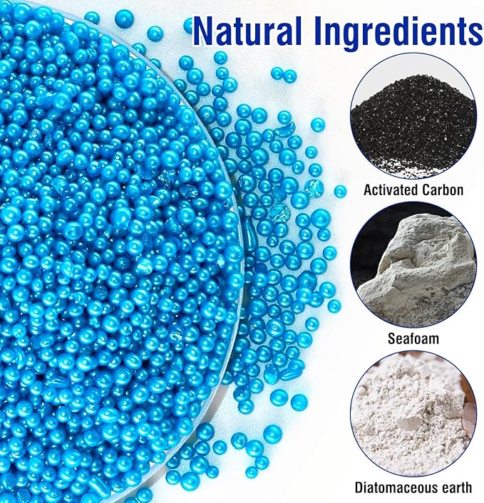 Cat Litter Box Deodorant Beads|Cat Litter Box Deodorant Crystals |Eliminate Cat Stink, Neutralize Odor, 8.5 oz (2 pcs)