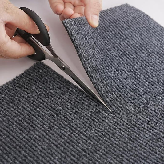 Cat Scratching Mat self-Adhesive, 78.7"x15.8" Cat Carpet remnants,DIY Climbing Cat Scratcher,Cat Scratch Furniture Protector(Dark Gray)