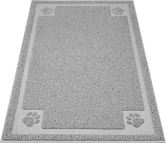 UPSKY Large Cat Litter Mat Trapper 35"×23" Traps Litter from Box and Paws Scatter Control for Litter Box Soft on Sensitive Kitty Paws Easy to Clean