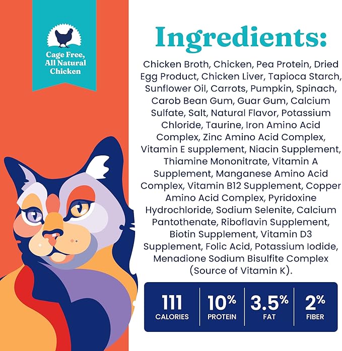 Solid Gold Wholesome Selects Wet Cat Food - Chicken Liver Chunks - Canned Cat Food, 24 Pack
