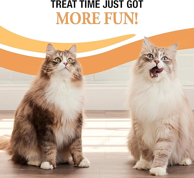 Good ‘n’ Tasty Savory Spoonables with Real Tuna, Chicken & Duck, 6 Count Tube, Triple Flavor Squeezable Lickable Wet Treats for Cats with Built-in Spoon for Less Mess