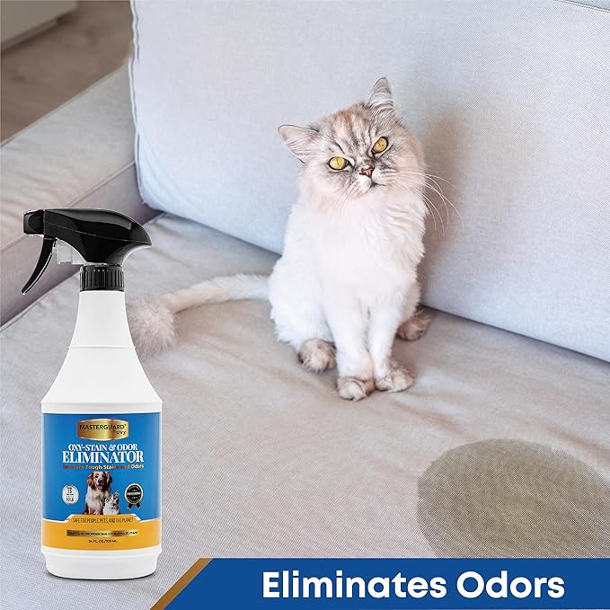Water Based Solution Pet Stain & Odor Remover - Oxy Spot Cleaner, Urine Odor Eliminator for Home, Enzyme Cleaner for Dog and Cat Urine, Carpet Cleaner Spray, Pet Pee Repellent Indoor