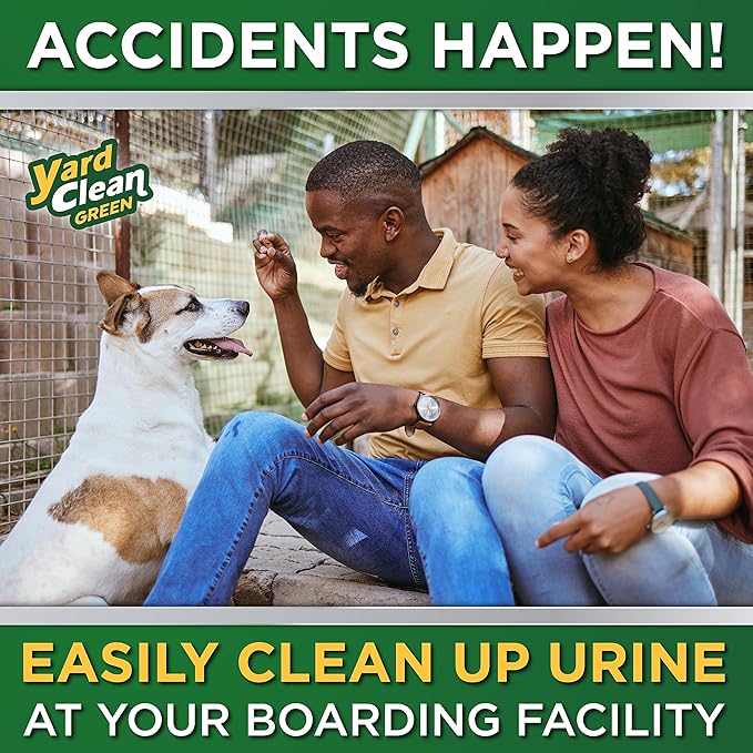 Urine OFF Yard Clean Green Yard and Kennel Odor Eliminator | Cat & Dog Odor Eliminator | Earth Friendly (1 Gallon)