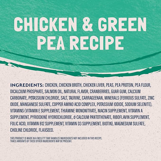 Natural Balance Limited Ingredient Adult Grain-Free Wet Canned Cat Food, Chicken & Green Pea Recipe, 5.5 Ounce (Pack of 24)