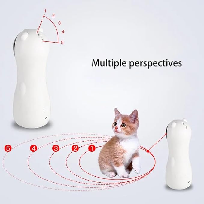 Robot Activity Electric Interactive Movement Automatic Rotating Cat Laser Toy Pets Toys and Accessories