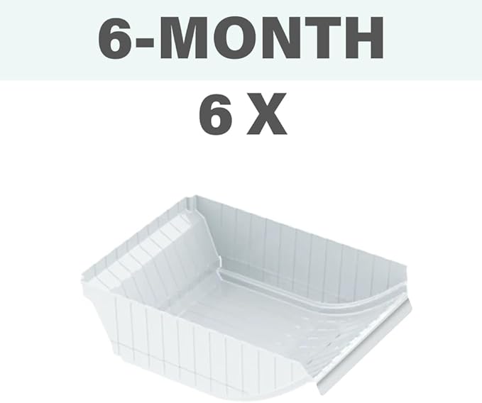 Disposable Liner, Leakproof, Thick, Clean-free litter box liners, Recyclable material, Environmentally friendly, Easy to set up and replace, Disposable Liner * 6 (6-Month Usage)