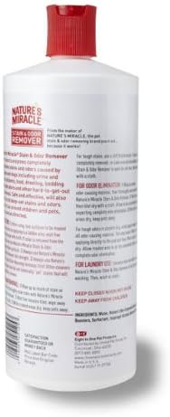 Nature's Miracle Stain & Odor Remover, 32-Ounce Pour Bottle (5125)