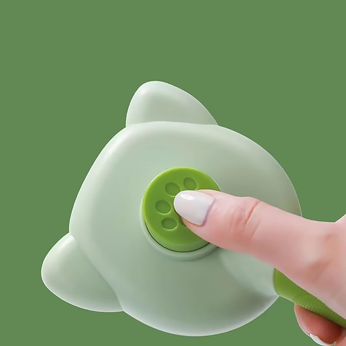 Dog Brush, Cat Brush, Pet Grooming Brush, Shedding Undercoat Rake, Clean Dog Grooming Comb, Dog and Cat Brush, Reduces Shedding by 96% (green)