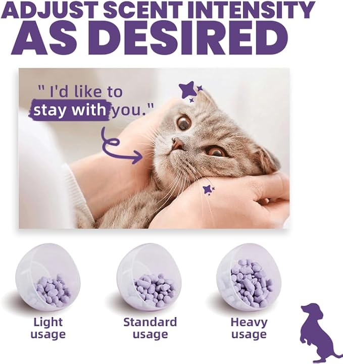 Cat Litter Deodorizer, Sweet Berry Cat Litter Box Odor Eliminator, cat odor eliminator for home, Instantly Eliminates Foul Odors, Freshens Kitty Litter deodorizer, 16 OZ