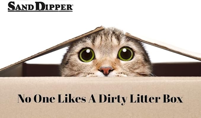 Sand Dipper Cat Litter Waste Bags | Strong Thick Odor Sealing (Tall 35 Roll)