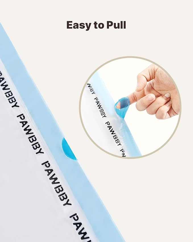 Cat Litter Box Liners Waste Bags-3 Roll Self Cleaning Cat Litter Box Trash Bags with handle (30pcs)