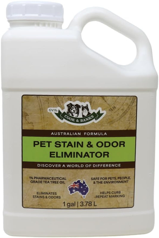 Pet Stain & Odor Eliminator for Home - Pet Carpet Cleaner – Urine Odor Eliminator – Carpet Stain Remover – Cat & Dog Pee Spray Cleaner (1 Gallon)