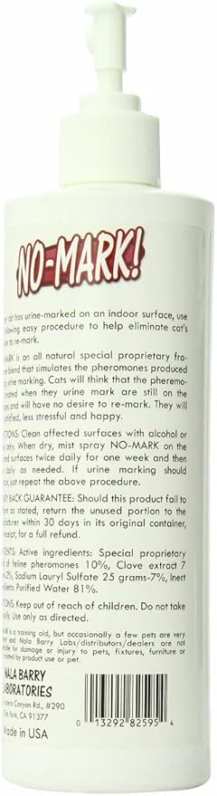 Pet Organics (Nala) CNB82595 No Mark Cat Odor for Pets, 16-Ounce