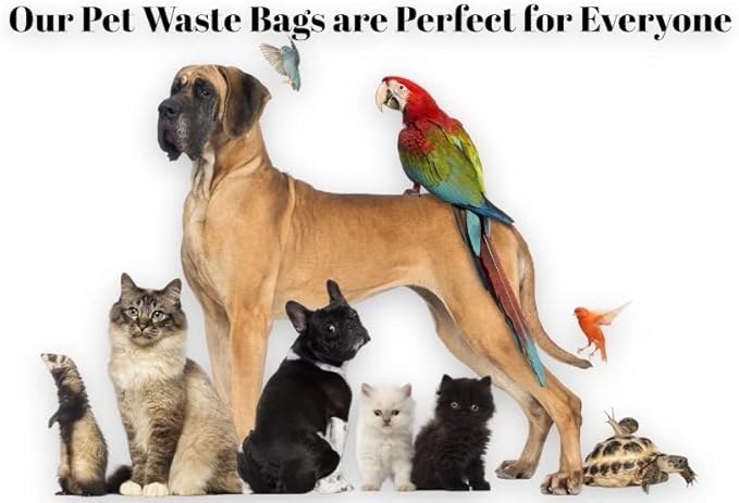 Sand Dipper Cat Litter Waste Bags | Strong Thick Odor Sealing (Tall 35 Roll)