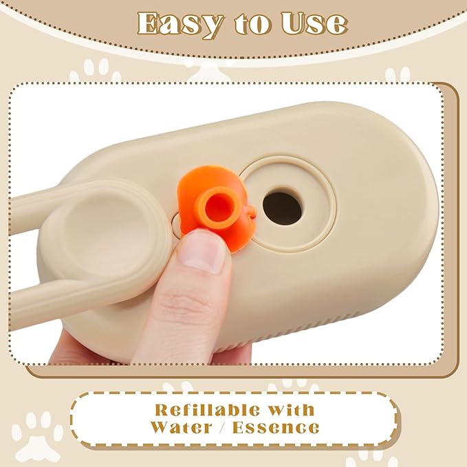 Multifunctional 3-in-1 Grooming Brush: Steam, Deshedding, and Massage for Cats and Dogs (Folding)