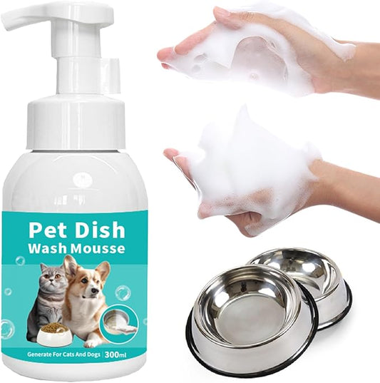 Pet Bowls Cleaner Mousse-Pet Safe Ingredients,Essential Techniques for Pet Water and Food Bowl Hygiene-Pet Bowl Wash Mousse