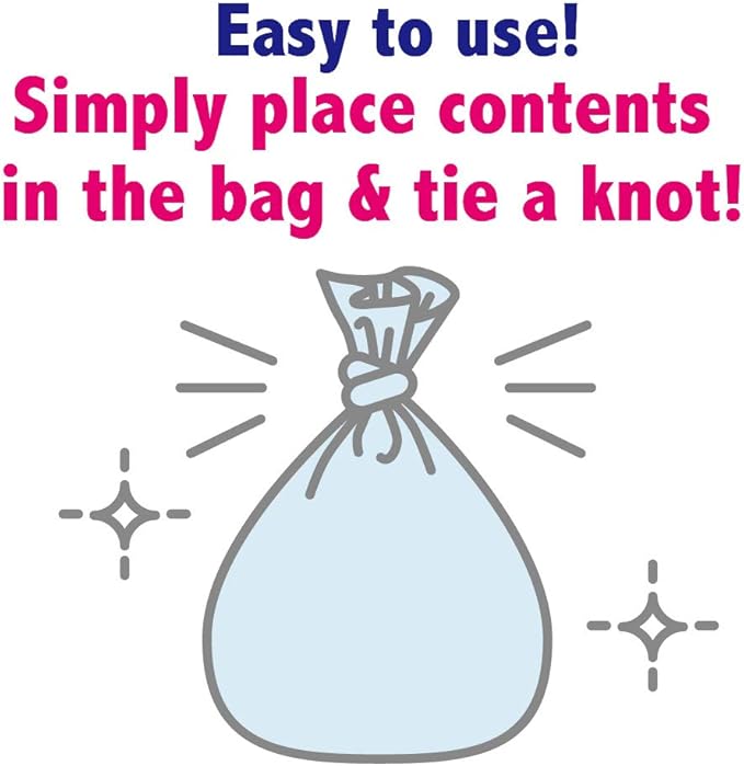 BOS Amazing Odor Sealing Cat Waste Bags - Durable and Unscented[Size: XS, Color: Light Blue](200 count, Pack of 1) (200Bags) ★Too Small to get a Litter Scoop Inside!