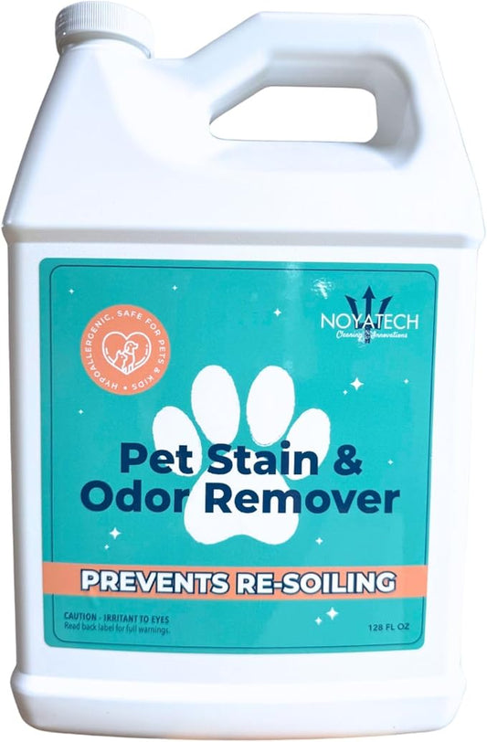 Pet Stain & Odor Remover - Fast-Acting Enzyme Cleaner for Dog & Cat Urine - Safe for Carpets, Floors, Furniture - Non-Toxic, Pet-Safe Formula - 1 Gallon
