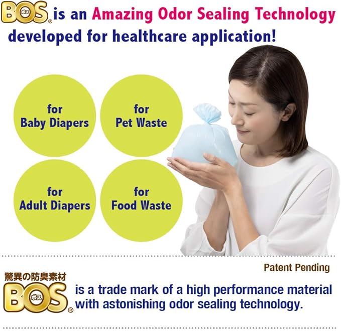 BOS Amazing Odor Sealing Cat Waste Bags - Durable and Unscented [Size: XS, Color: Light Blue] (200 count, Pack of 2) (400Bags) ★Too Small to get a Litter Scoop Inside!