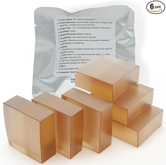 Smelling Fresh with N50 Odor Eliminator Exclusive for Pura Max Automatic Self-Cleaning Cat Litter Box - Cat Toilet Odor Control (6 Pack)