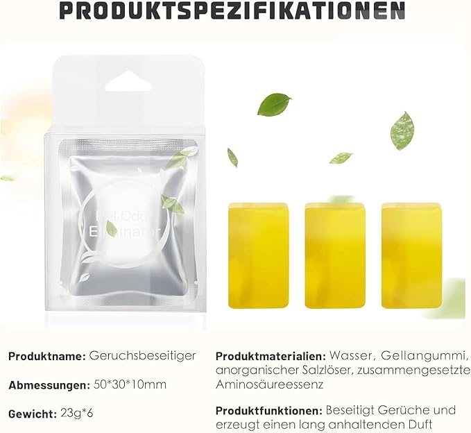 Sarosora Odor Eliminator for PETKIT/Meowant/UBPET Self Cleaning Cat Toilet and Cat Litter Box, Cat Litter Deodorizer,Cat Urine Odor Remover,Eliminator,Absorber Control (3 Pcs)