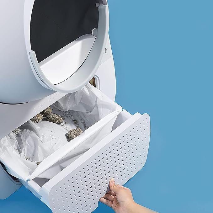 80 Pack CATLINK Trash Bags, for Automatic Cat Litter Box for SCOOPER YOUNG & SCOOPER LUXURY PRO Not Suitable for SCOOPER SE