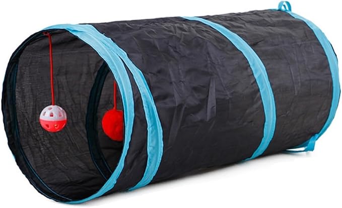 Cat Tunnels Indoors Cat Play Tunnel for Indoor Outdoor, Cat Tunnel Large Cat Toy Kitten Kitty Rabbt (2 Way)