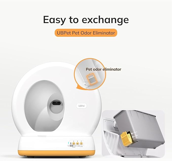 Sarosora Odor Eliminator for PETKIT/Meowant/UBPET Self Cleaning Cat Toilet and Cat Litter Box, Cat Litter Deodorizer,Cat Urine Odor Remover,Eliminator,Absorber Control (3 Pcs)