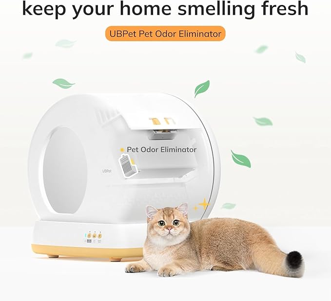 Sarosora Odor Eliminator for PETKIT/Meowant/UBPET Self Cleaning Cat Toilet and Cat Litter Box, Cat Litter Deodorizer,Cat Urine Odor Remover,Eliminator,Absorber Control (3 Pcs)