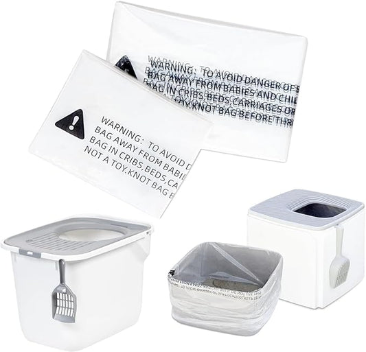 Cat litter Box Liners, Compatible wiht Most of IRIS USA Premium Top Entry Cat Litter Box, 40 Pack