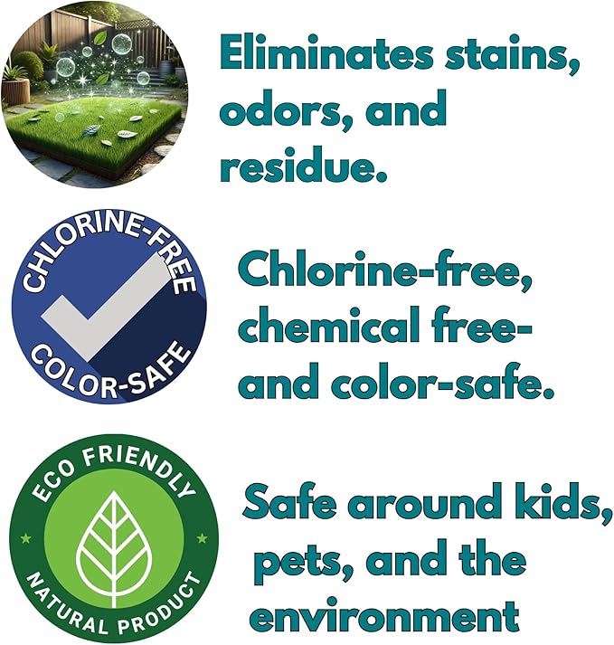 Pet Stain & Odor Remover - Fast-Acting Enzyme Cleaner for Dog & Cat Urine - Safe for Carpets, Floors, Furniture - Non-Toxic, Pet-Safe Formula - 1 Gallon