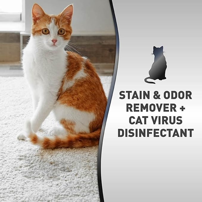 Nature’s Miracle Advanced Platinum Stain And Odor Remover And Virus Disinfectant 32 Ounces, Eliminates Tough Dog Messes