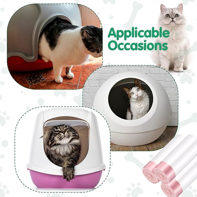 Harloon 30 Count 45 x 18 Inch Giant Jumbo Cat Litter Box Liners