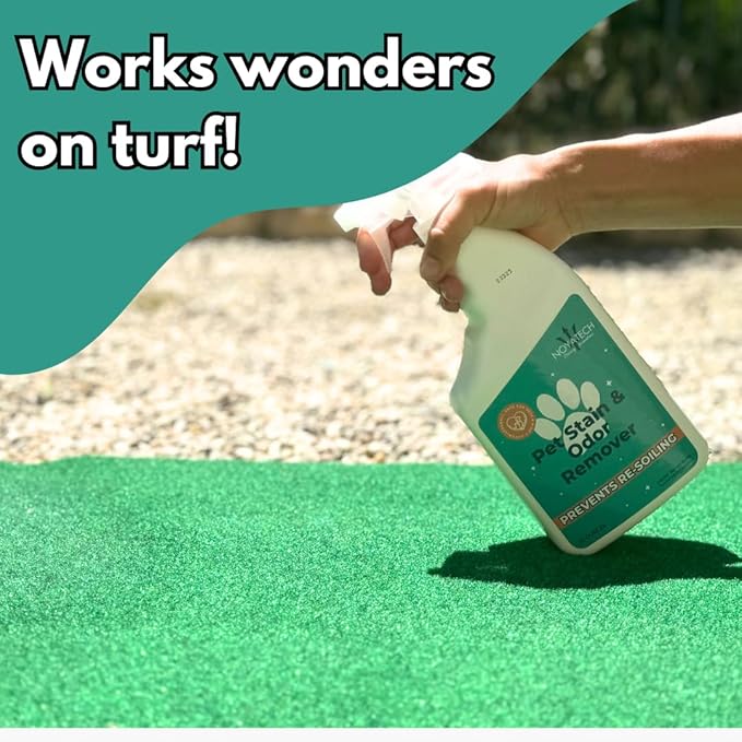 Pet Stain & Odor Remover - Fast-Acting Enzyme Cleaner for Dog & Cat Urine - Safe for Carpets, Floors, Furniture - Non-Toxic, Pet-Safe Formula - 32 oz Spray