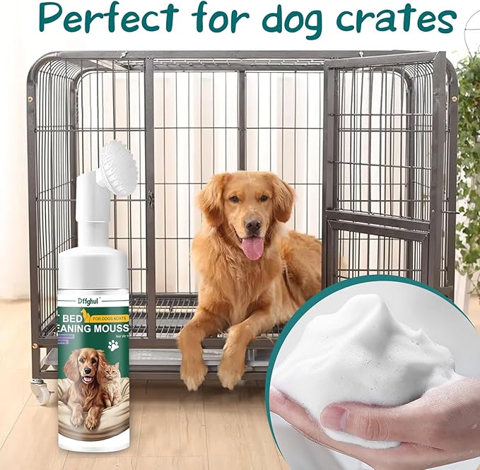 Pet Stain and Odor Remover-Multi Purpose Pet Carpet Foaming Cleaner and Carpet Stain Remover,Pet Bed Cleaning Foam-No Rinse Pet Stain Cleaning,Suitable for Carpet and Pet Bed