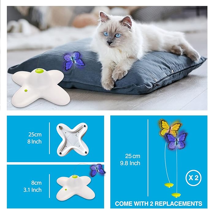 ALL FOR PAWS Interactives Flutter Bug Toy for Dogs, 4.5 kg