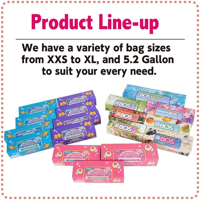 BOS Amazing Odor Sealing Cat Waste Bags - Durable and Unscented [Size: XS, Color: Light Blue] (200 count, Pack of 2) (400Bags) ★Too Small to get a Litter Scoop Inside!