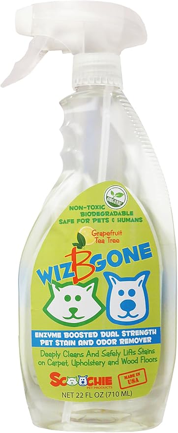 Pet stain and odor remover | 22 ounce | Wizbgone | Dogs and cats stains removal