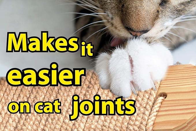 Skywin Cat Steps - Grey Solid Rubber Wood Cat Stairs Great for Scratching and Climbing - Easy to Install Wall Mounted Cat Shelves for Playful Cats (Right to Left)