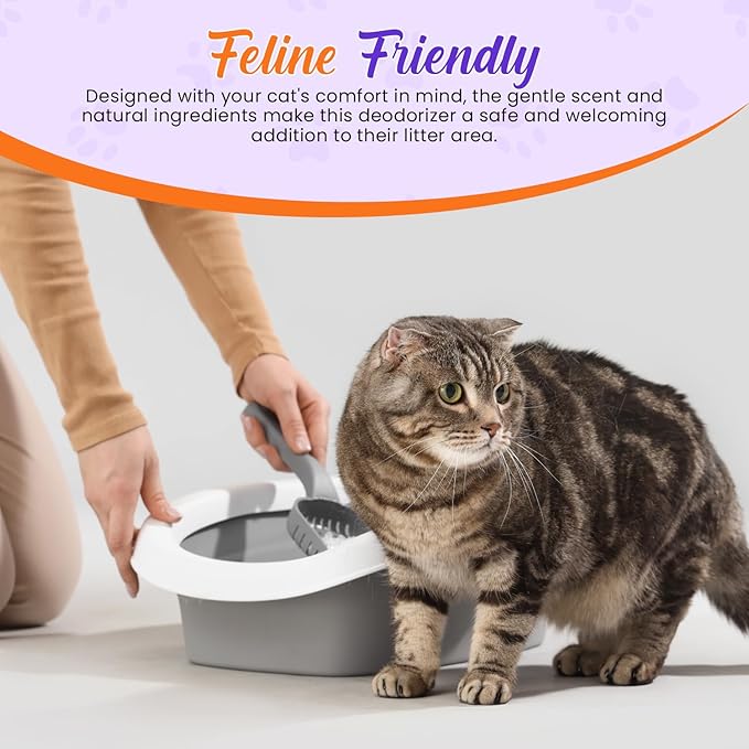 Cat Litter Deodorizer (Lavender Scent) - Soothing for Felines