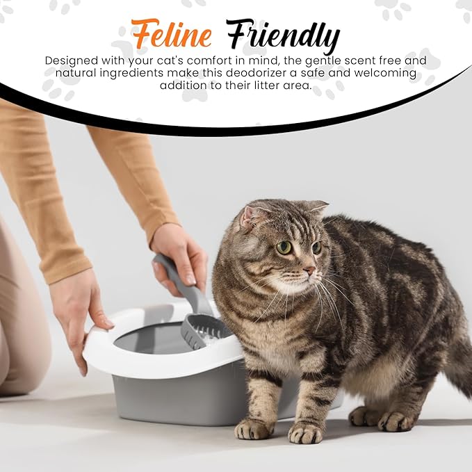 Pack of 3 - Cat Litter Deodorizer (Unscented) - Activated Carbon