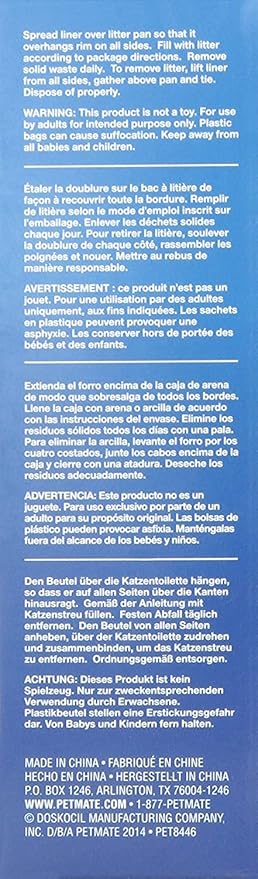 Petmate 24 Pack of Booda Dome Clean Step Cat Box Liners Jumbo, 3 Boxes Each Containing 8 Liners