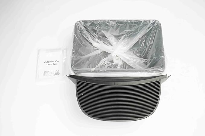 Generic 100 count litter box bags liners compatible with Litter Box Robot 3 and Robot 4, waste drawer liners, Specifically Designed for Your Automatic Litter cat litter box, Clear