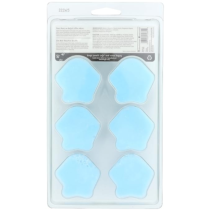 Citrus Magic Pet Odor Control "Paws" For Litter, Fresh Linen, 6-Count, 6 oz (Pack of 6)